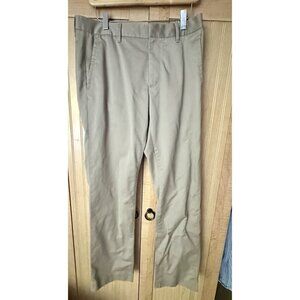 BONOBOS Pants Men's 31 X30 Khaki "Wednesday" Slim Fit Zip Fly 100% Cotton Slacks